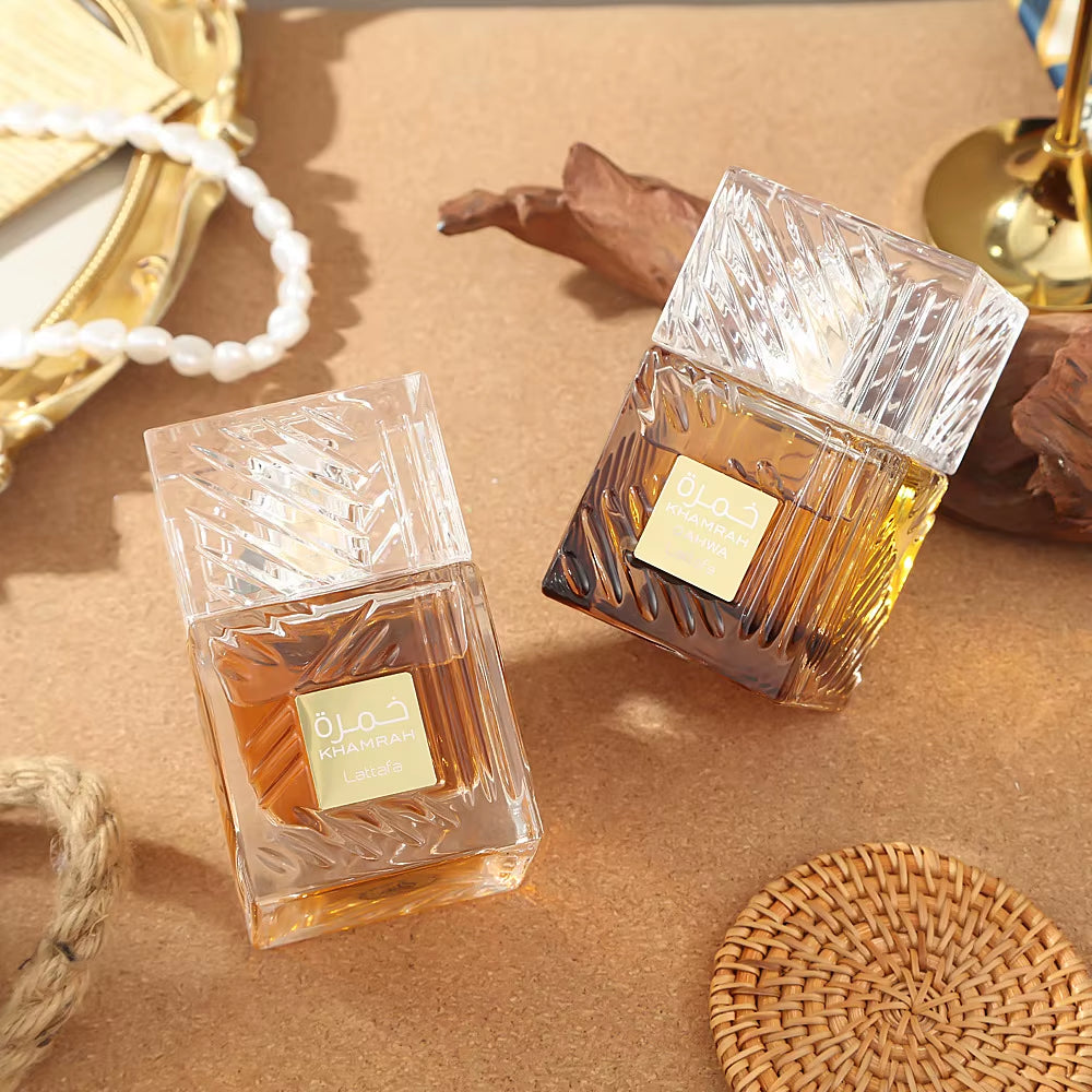 100Ml Lattafa Khamrah Series Eau De Parfum Homme Spray Original Arab Perfumes Lasting Oriental Spicy Perfume Men'S Cologne Gift