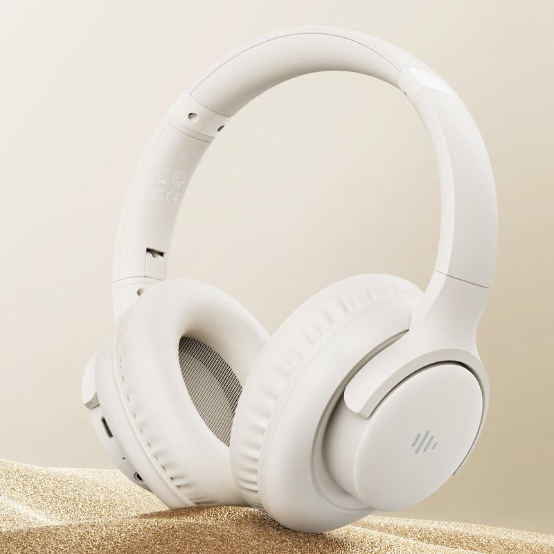 【NO Anc】Electronic Wireless Bluetooth Headphones Over-Ear, Deep Bass Hi-Fi Stereo, 65H Playtime, Foldable Lightweight Headset with Mic for Ios/Android/Pc Headset Earbud Headphonesbluetooth Black #Warmupforholidays